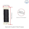 26Gauge Metal Floral Wire – Black, 3 Rolls