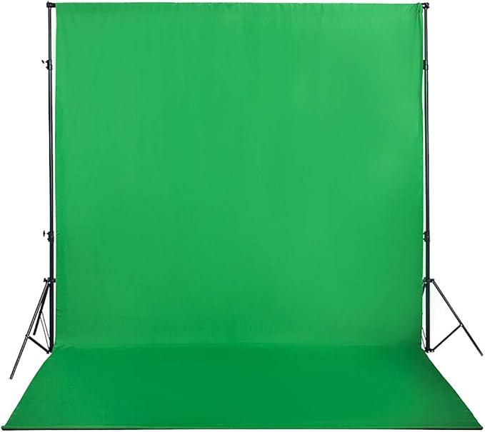 Green Screen Backdrop 10x12ft Photo Backdrop Chromakey Muslin Portrait Green Backdrop for PS Keying/Video Creation/Studio Portrait Shoots