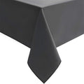 Hiasan Square Tablecloth - Waterproof and Spillproof Dining Room Washable Polyester Table Cloth for Dining Room, 30 x 30 Inch, Grey