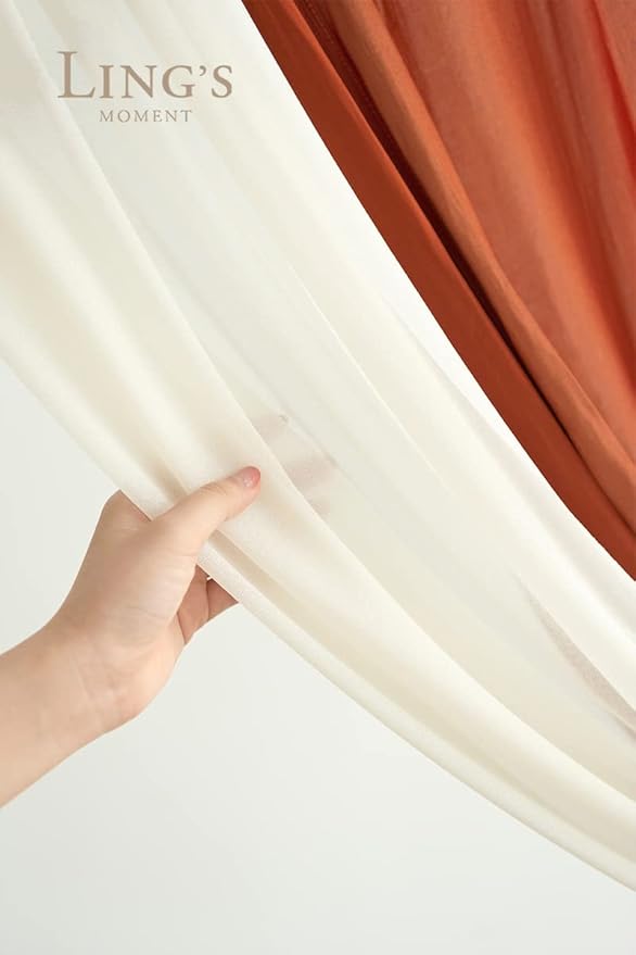 Artificial Flowers Wedding Arch Kit, Terracotta Orange Silk Set