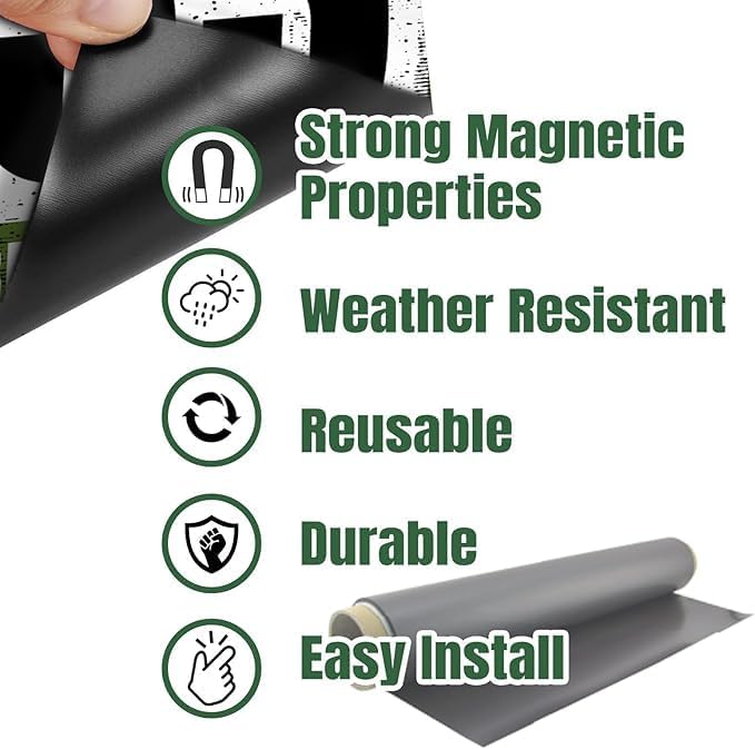 KETABAO – 9" Circle Photo Magnets for Refrigerators, Cars and Offices – Customizable Magnetic Decor