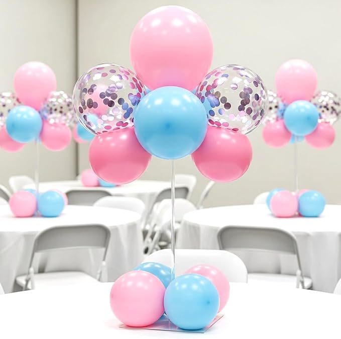 Reusable Acrylic Balloon Stand Kit – Heavy Duty Tabletop Display - Image 5