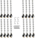 20" Hanging Crystals for Chandeliers Teardrop Crystal, 16 Pack – Clear