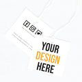 1000 Pcs Custom Hang Tags,Personalized Your Logo Photo and Text Design Price Tags Jewelry Hang Tags Labels (Gift Tag Rope)
