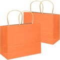Large Gift Bag with Handles Bulk 13"x4.5"x10" Gift Bags Kraft, 100PCS