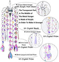 Chandelier Wind Chimes AB Coating Crystal Prisms Hanging Suncatcher