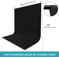 Photo Backdrops for Photography, 10X20ft – Black