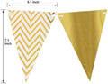 8.2 Feet Sparkly Paper Pennant Banner Triangle Flags Bunting