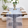 Fall Pearl Table Runner Rustic Boho Tulle Table Runner, 10ft