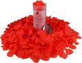Silk Rose Petals for Valentine's Day, 1500 PCS – Red, Romantic