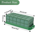 6 Packs Floral Foam Cage Flower Holder with Floral Foam Blocks