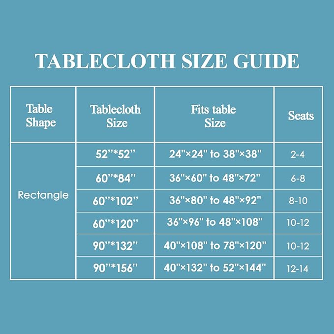 VidaFete Tablecloth 2 Pack90*156inch Rectangle Table Cloth Polyester, Stain Wrinkle Resistant Polyester Dining Table Cover for Kitchen Dinning Party Wedding Rectangular Buffet Decoration(Ivory)