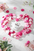 Silk Rose Petals Fuschia Flower Petals for Wedding Petals, 300Pcs