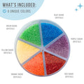 Sprinkles 6 Cell Edible Sprinkle Mix Jimmies Perfect for Cake