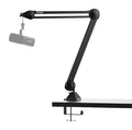 IXTECH Microphone Boom Arm Stand, Heavy Duty Adjustable Mic Stand with Cable Ties, Desk Mount Arm Stand for Gaming Streaming Podcasting.