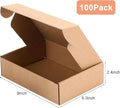 Shipping Boxes Cardboard Gift Corrugated Cardboard Boxes, 100 Pcs – Brown