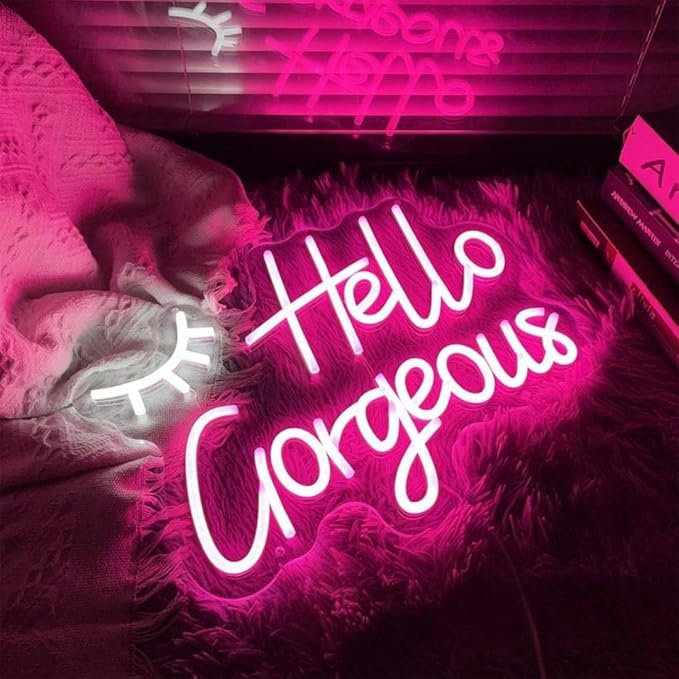 USB Powered Neon Sign Light, 15.7 x 11.5 Inch Acrylic Wall Decor