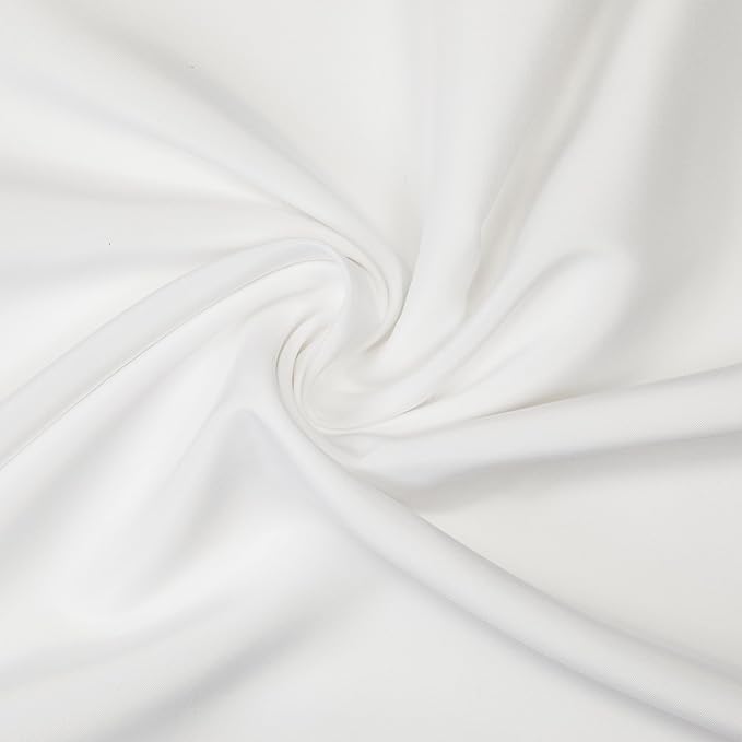 Gee Di Moda Rectangle Tablecloth - 70 x 120 Inch White Table Cloth for 6 or 8 Foot Rectangle Table - Heavy Duty Washable Fabric - for Buffet Table, Holiday Party, Dinner, Wedding & Baby Shower