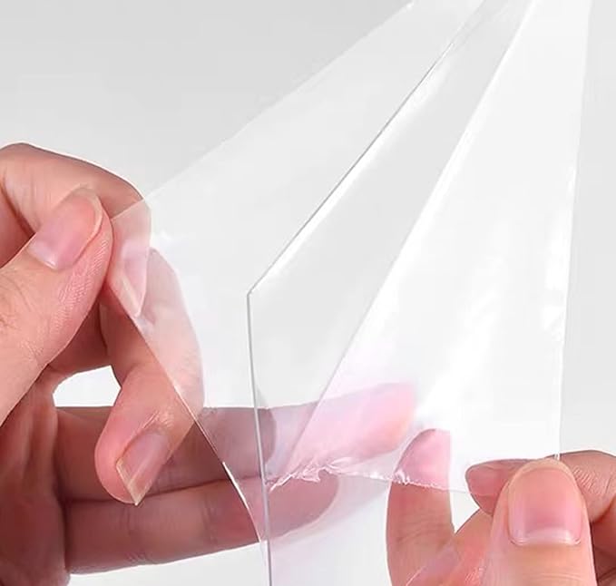 Bakery Cake Boxes, Clear 12x12x7 Inch, 6 Pack with White Ribbon