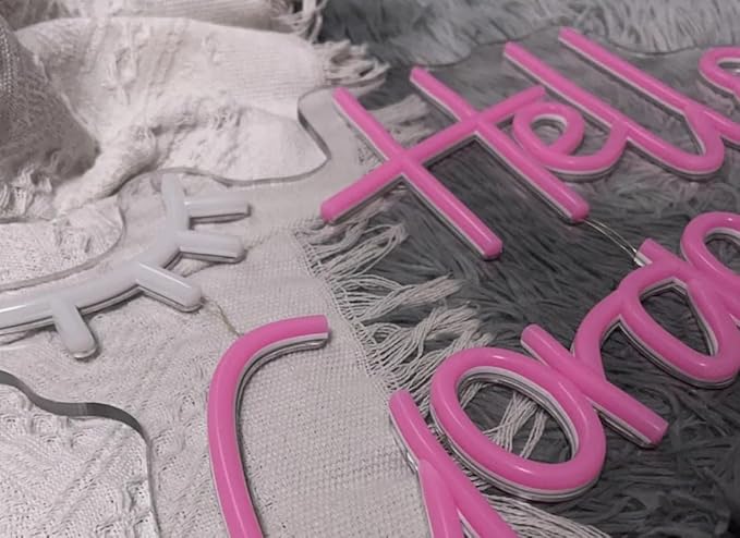 USB Powered Neon Sign Light, 15.7 x 11.5 Inch Acrylic Wall Decor