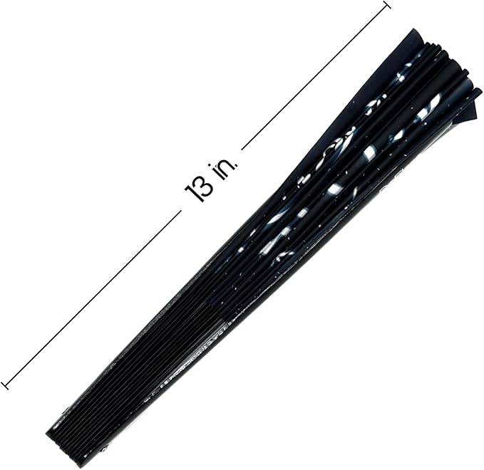 DeFlare | Cosmic Zodiac Rave Fan | Zodiac Sign Hand Fan | Astrology Rave Fan | Hand Fan | Large Rave Fan | Large Clacking Fan