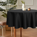 Round Tablecloth 60 Inch, 2 Pack – Black