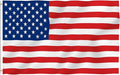 4 Pieces 3x5 Foot American Flag | US Flag Vivid Color and UV Fade Resistant - Canvas Header and Double Stitched | Lightweight Duty Outdoor Polyester US Flags with Brass Grommets (3 x 5 Ft)