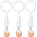 USB Bottle Lights Rechargeable Wine Bottle Fairy Lights Cork LED String Lights 20 LEDs Copper Wire for Table Party DIY Decor