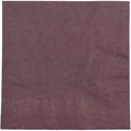 Small Beverage Napkins, Burgundy, 50/Pack, 5 X 5