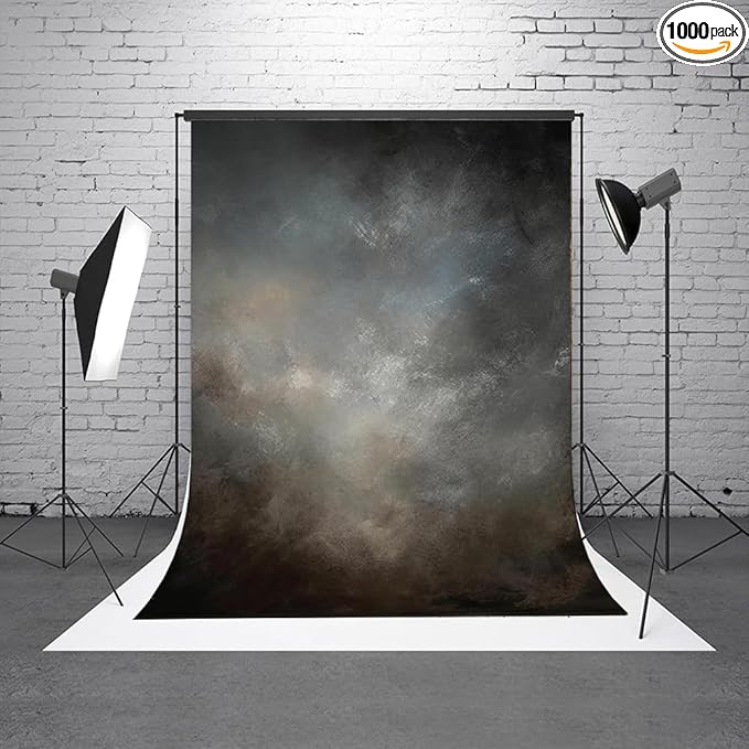 6.5x10ft Fabric Abstract Backdrop for Photography Vintage Portrait Old Master Background for Studio Prop