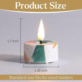Flameless Candles Christmas Tree Tealights with Remote and Timer