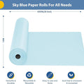 Wrapping Paper, 15"x450" – Light Blue