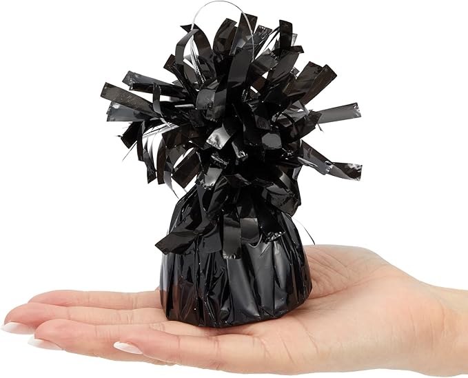 Balloon Weights 15-Count Black Plastic Anchors with Top Hook