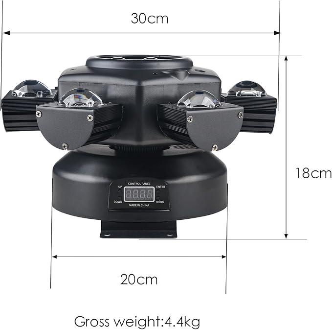 Stage Light, 150W RGBW LED Moving Head, Sound Activated