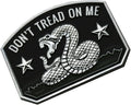 1x Gadsden Flag Rattlesnake Car Emblem 3D Decal Sticker with Don't