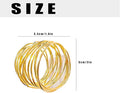 Napkin Rings – Gold, 12 PCS Metal Napkin Rings(Twisted Wire) Napkin