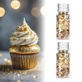 Decorating Flakes, Gold Leaf Cake Decoration Flake Goldlen Toppers