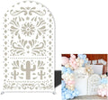 Mexico Theme Arch Stand Covers Fiesta Wedding Party Elastic Fabric Background Birthday Baptismx Baby Shower Decor Props (67x150cm(2.2x5ft),G-3742)