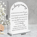 In Loving Memory Wedding Sign