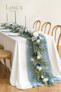 Flower Garland, Sweetheart Table Decor, 6FT Eucalyptus & Rose