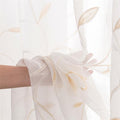 Sheer Voile Curtains – White