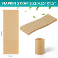 Paper Napkin Bands, Silverware Wraps, Napkin Rings Self Adhesive