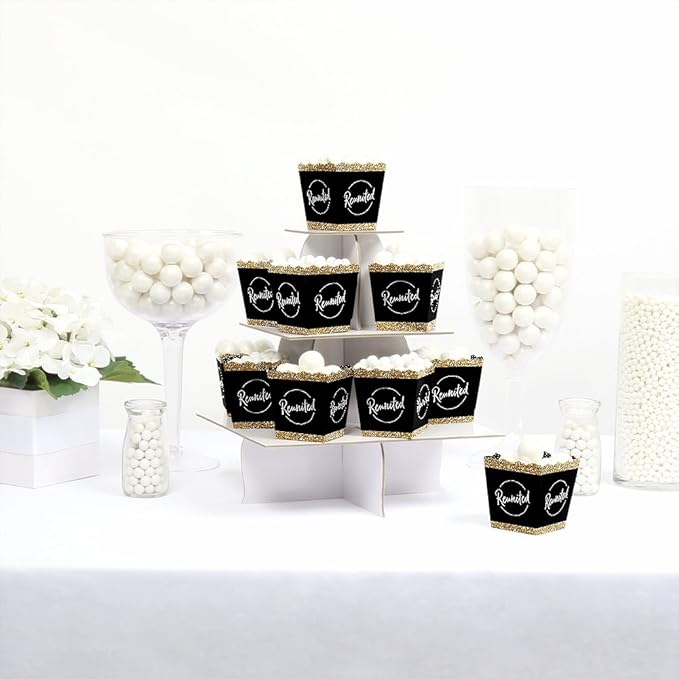 Big Dot of Happiness Reunited - Party Mini Favor Boxes - School Class Reunion Party Treat Candy Boxes - Set of 12