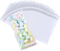 PigPotParty 4"x9" Cellophane Cookie Bags Self Sealing, 200 Pcs Clear Plastic Treat Individual Cookie Bags with seal, Perfect for Goodies, Party Favors, Snacks, Gift Wrapping