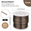 9 12 17 18 20 22 Gauge Aluminum Wire (12 Gauge, 100FT) Anodized Jewelry