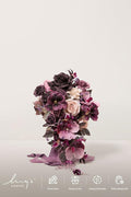 Bridal Bouquet Cascading – Purple