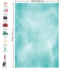 Abstract Solid Photography Backdrops Gradient Portrait, 6x9ft – Aqua