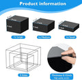 Buffet Risers Acrylic Boxes Display Food Risers for Buffet, 3Pcs – Black