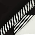 Reversible Wrapping Paper, 17 Inch X 33 Feet, Black, Mini Roll