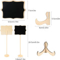 Mini Chalkboard Signs with Support Easels, 20 Pack